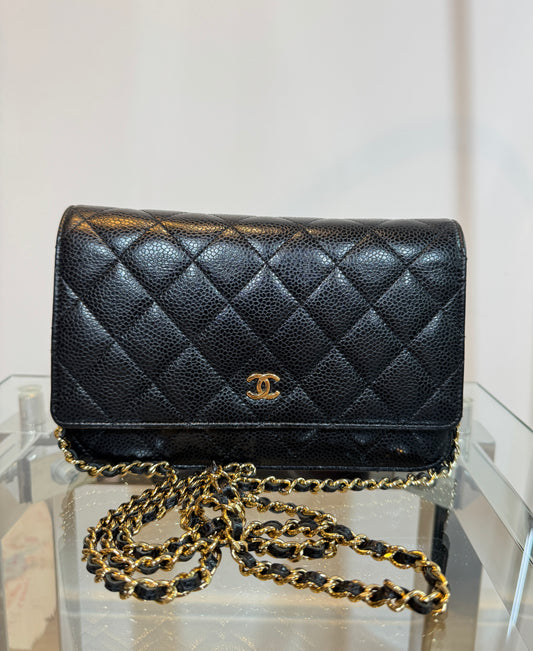 Chanel WOC Caviar Leather Black