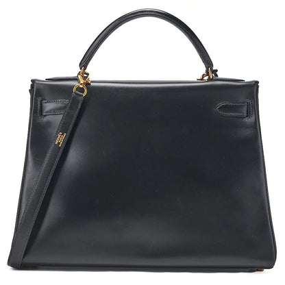 Hermès Kelly 32 - Box Leather Gold Hardware