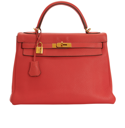 Hermès Kelly 32 - Rouge Viff Colour