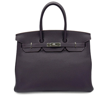 Hermès Birkin 35 - Togo Leather Raisin Colour