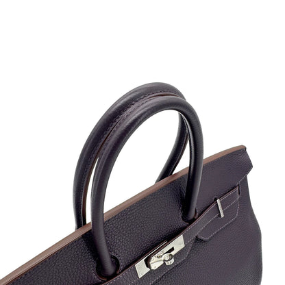 Hermès Birkin 35 - Togo Leather Raisin Colour