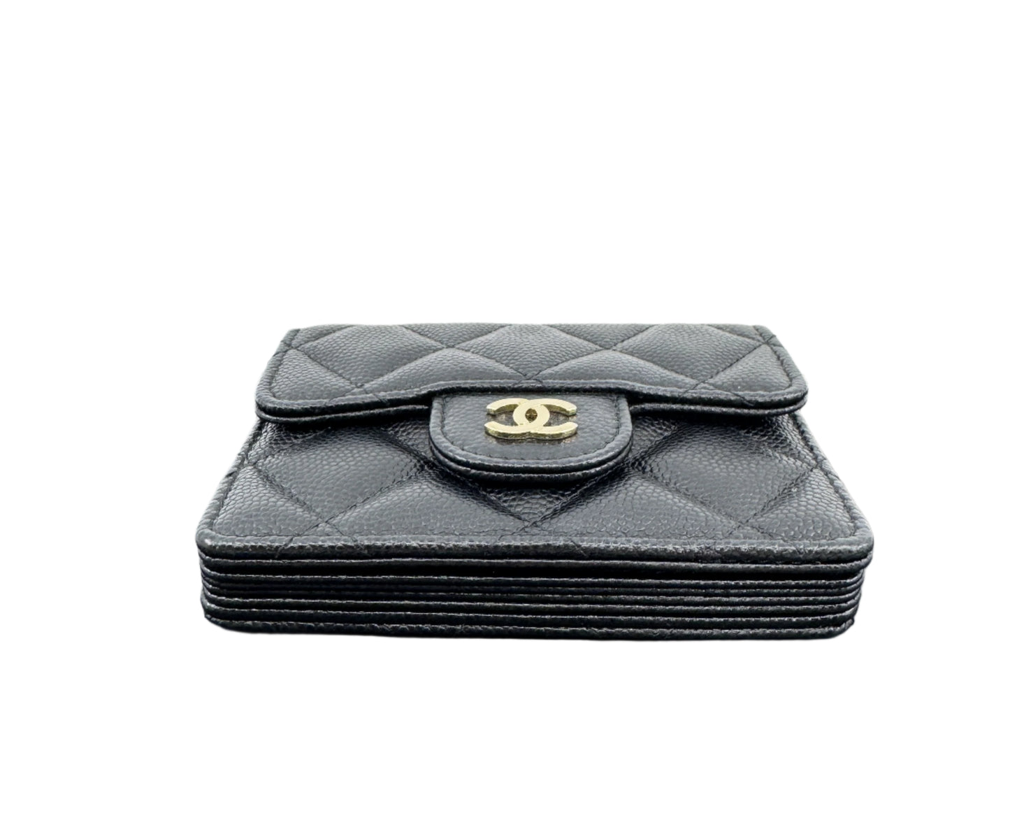 Chanel Mini Wallet on Chain WOC Black