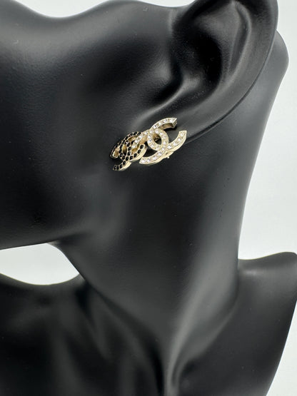 Chanel Gold CC Earrings