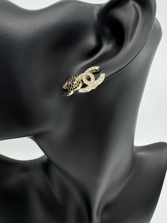 Chanel Gold CC Earrings