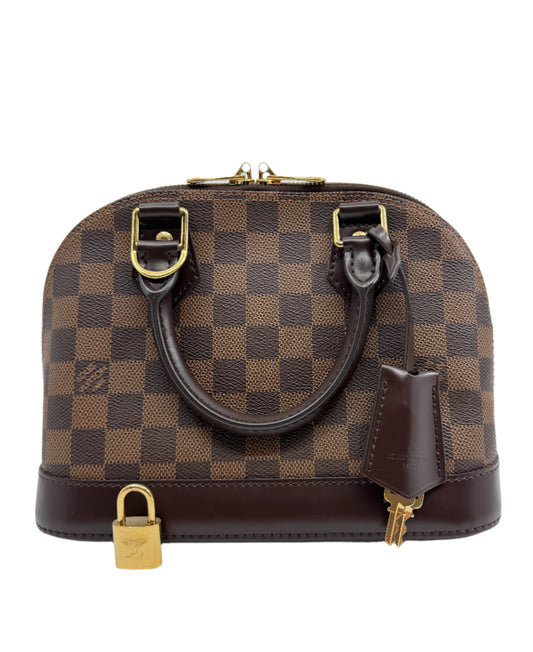 Alma BB Damier Ebene Canvas