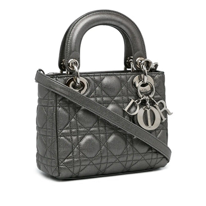 Lady Dior Small Lambskin Cannage Bag