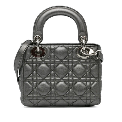 Lady Dior Small Lambskin Cannage Bag