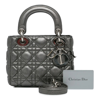 Lady Dior Small Lambskin Cannage Bag