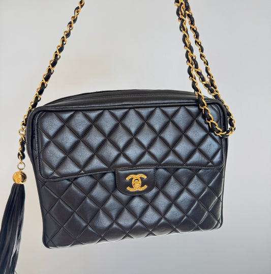 Chanel Camara Bag Lambskin Leather