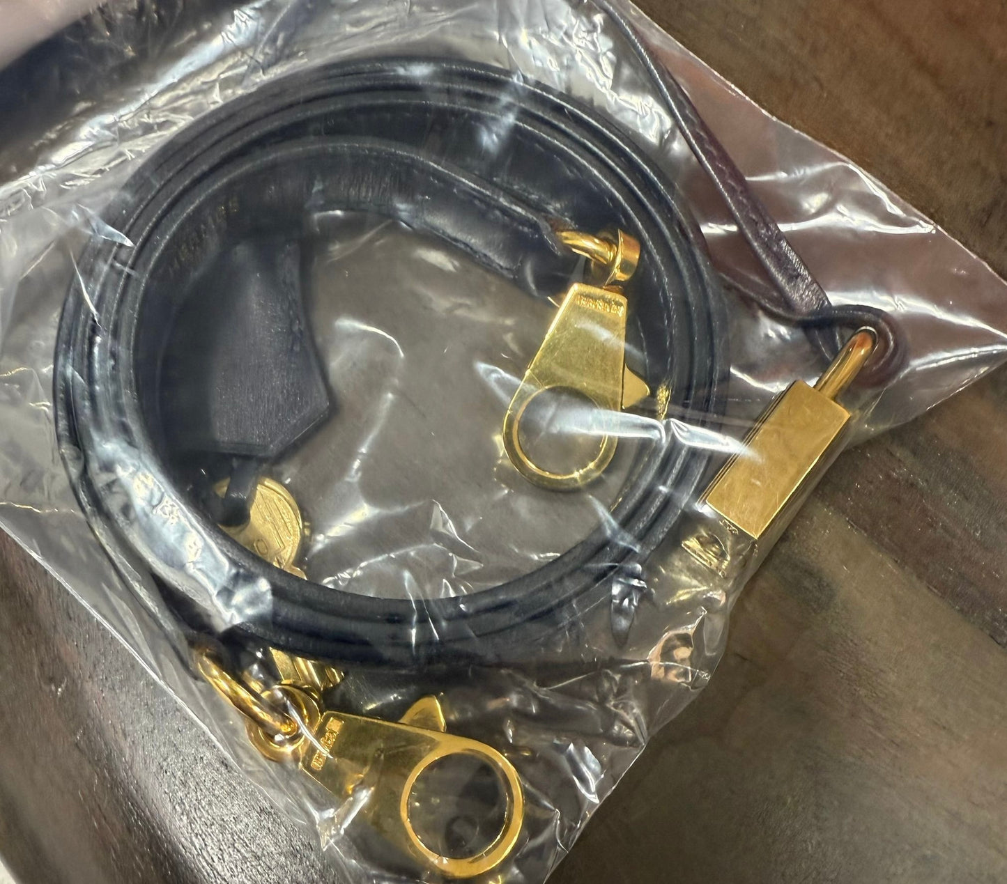 Hermès Kelly 28 Blue Indigo Box Calf Leather