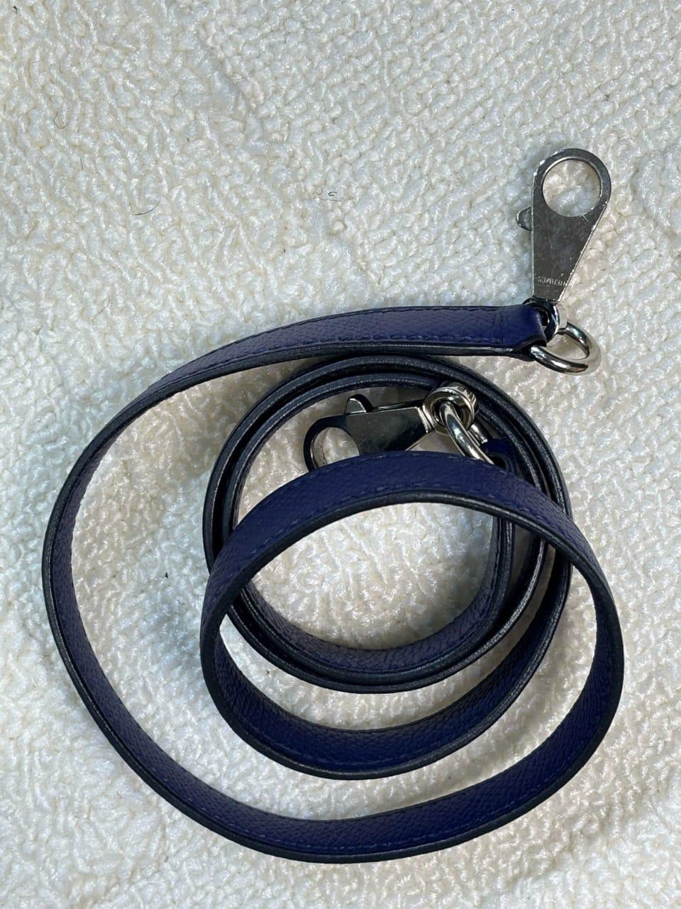 Hermès Kelly 28 Blue Indigo Box Calf Leather