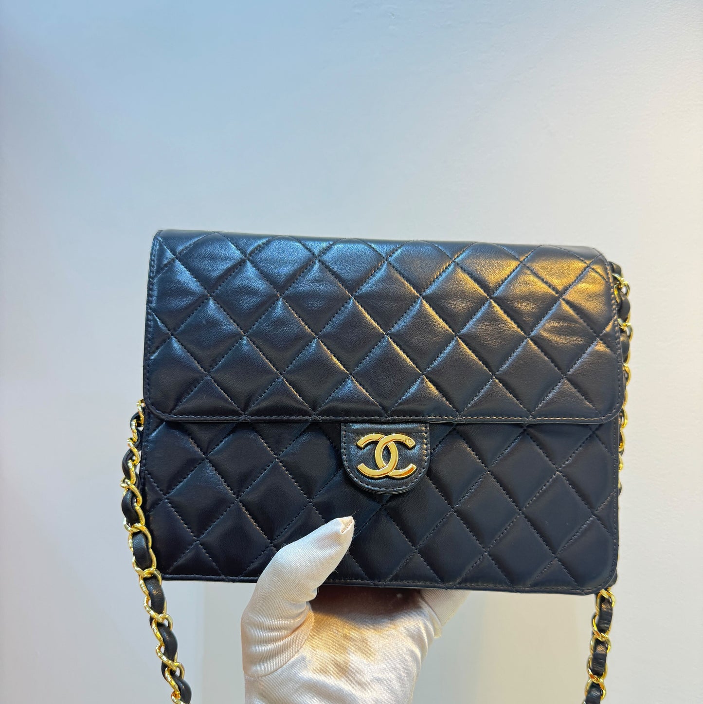 Chanel Vintage Lambskin Chain Shoulder