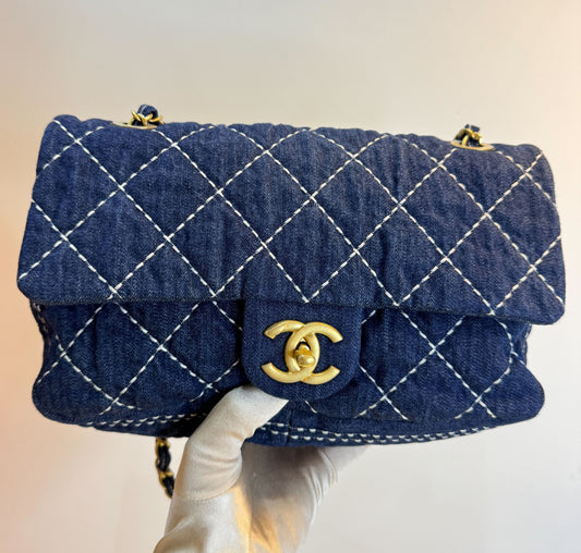 Chanel Denim Trip Flap Bag