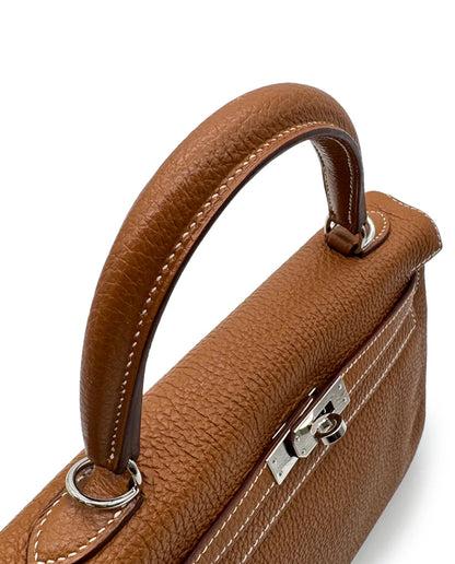 Hermès Kelly 25 Retourne Togo Gold on Gold