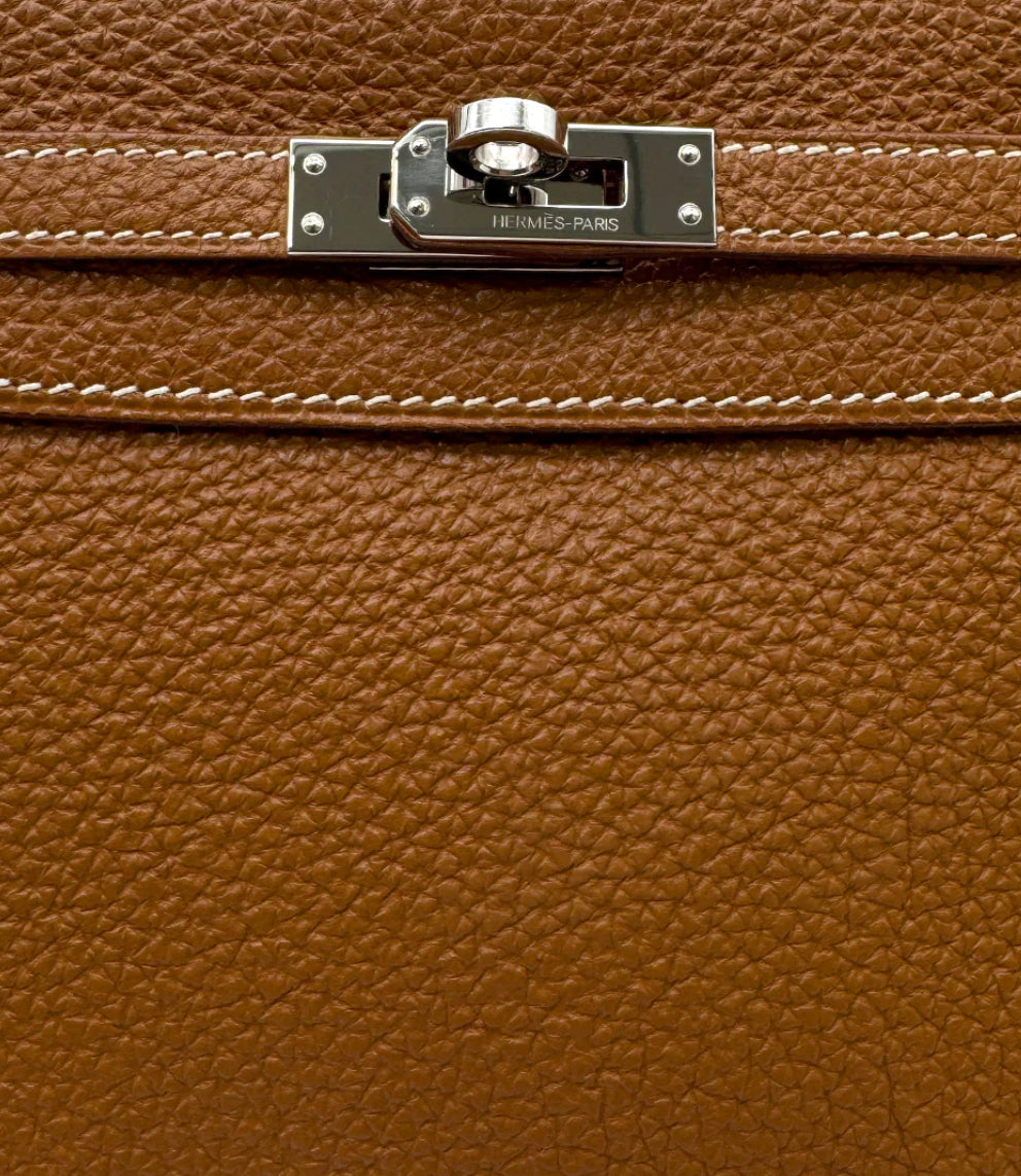 Hermès Kelly 25 Retourne Togo Gold on Gold