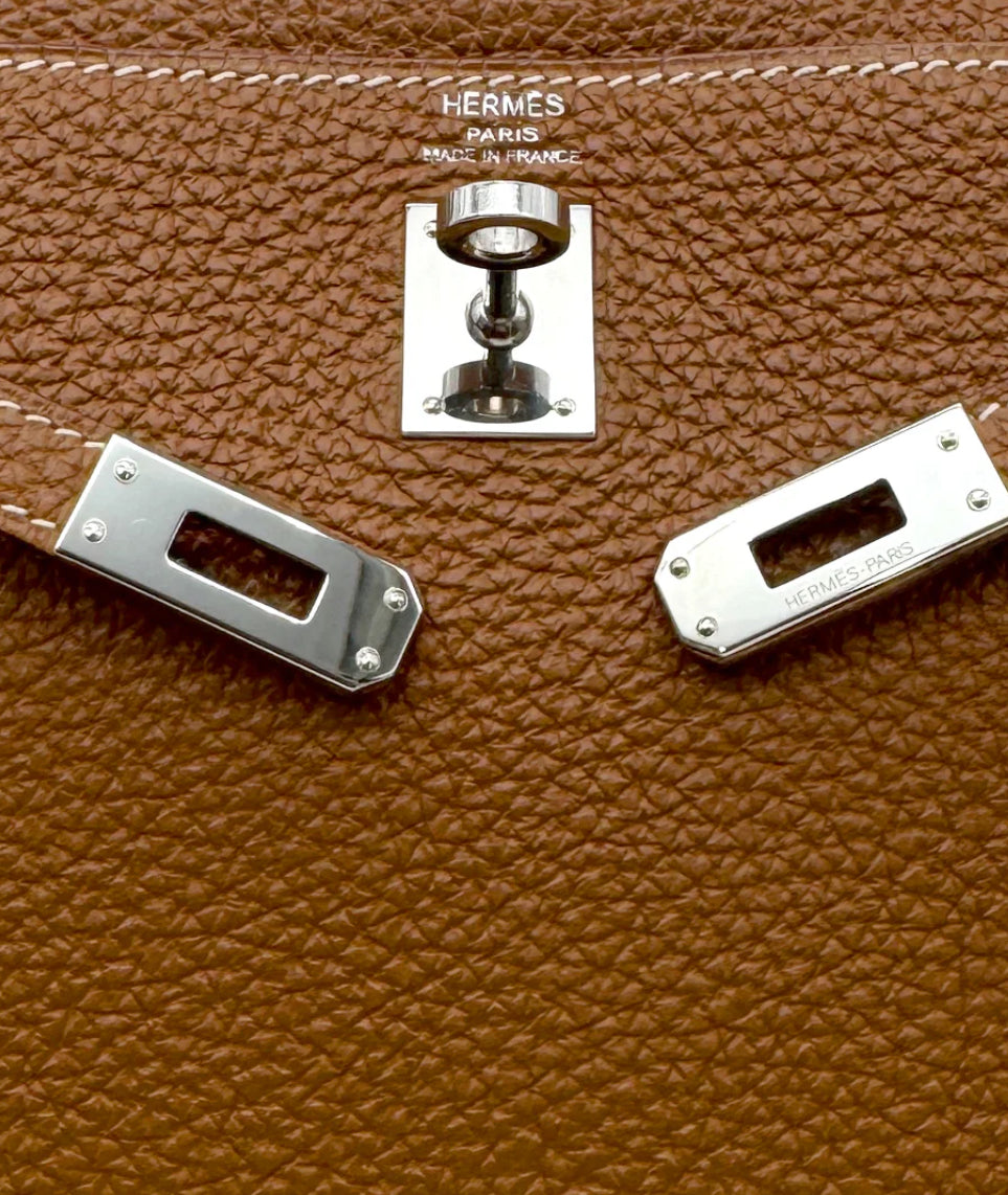 Hermès Kelly 25 Retourne Togo Gold on Gold
