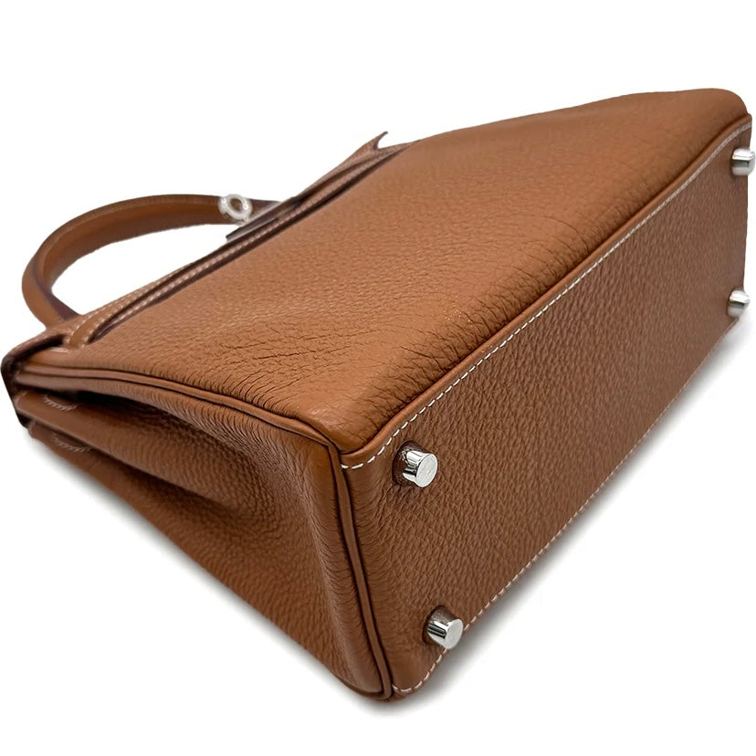 Hermès Kelly 25 Retourne Togo Gold on Gold