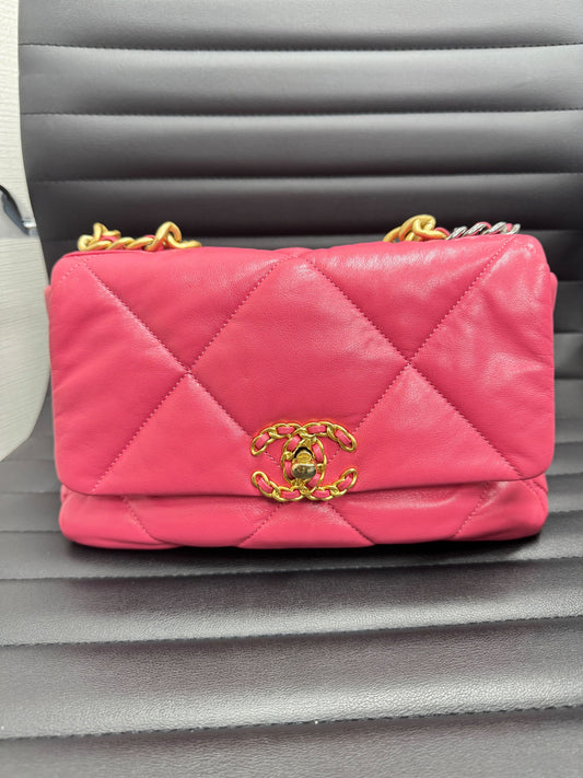 Chanel 19 Pink Handbag