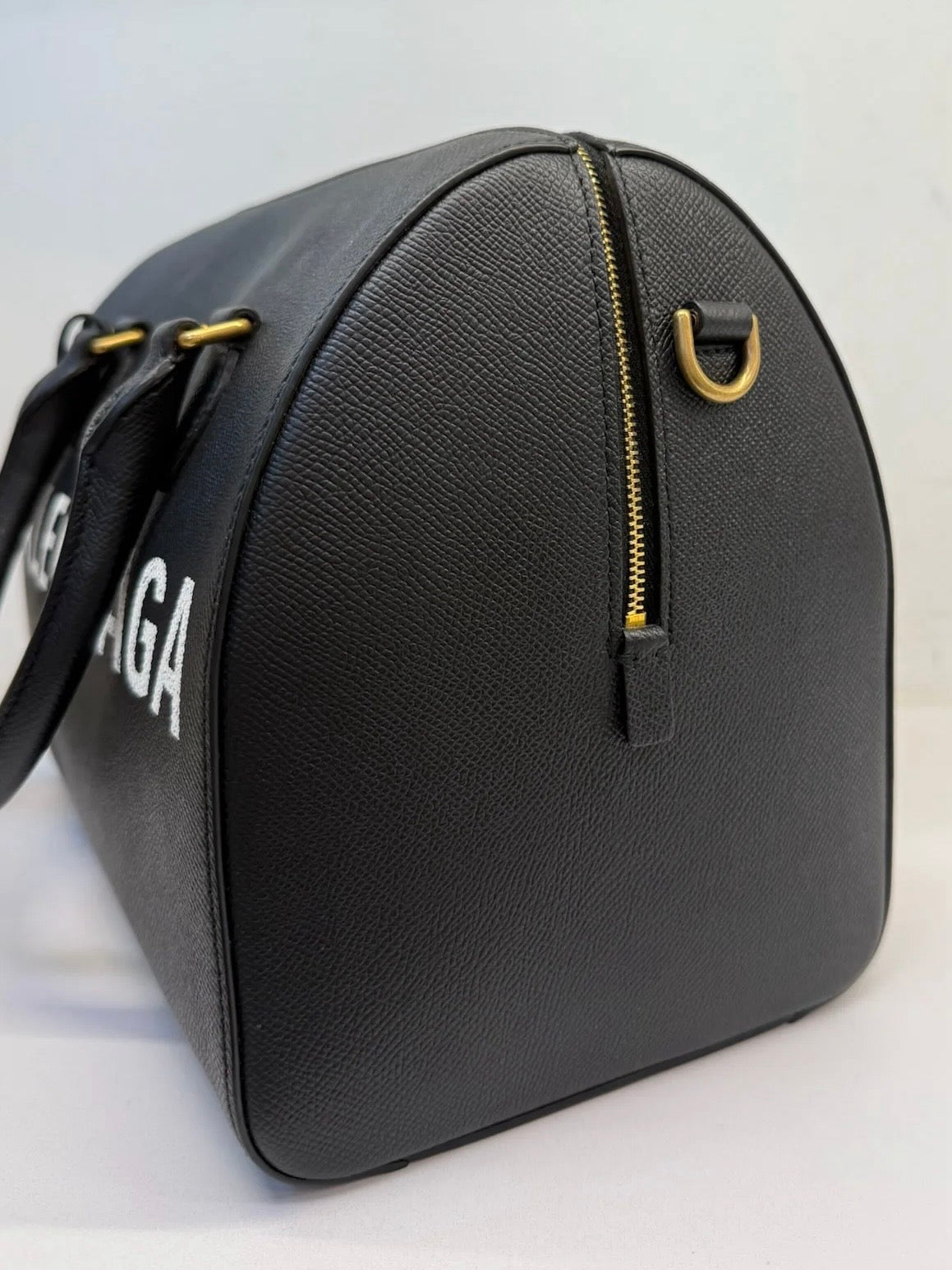 Balenciaga Logo Ville Bowling Bag