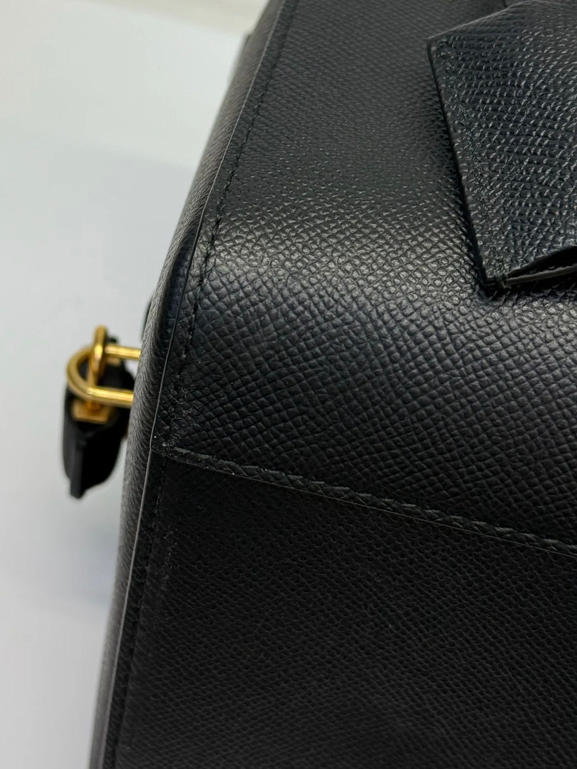 Balenciaga Logo Ville Bowling Bag