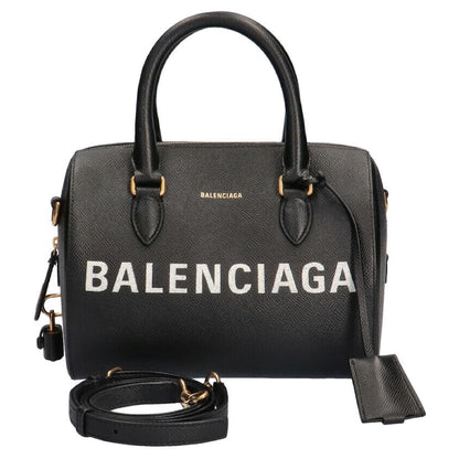 Balenciaga Logo Ville Bowling Bag