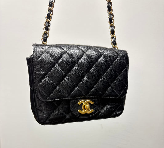 Chanel Mini Timeless Square - Caviar Leather