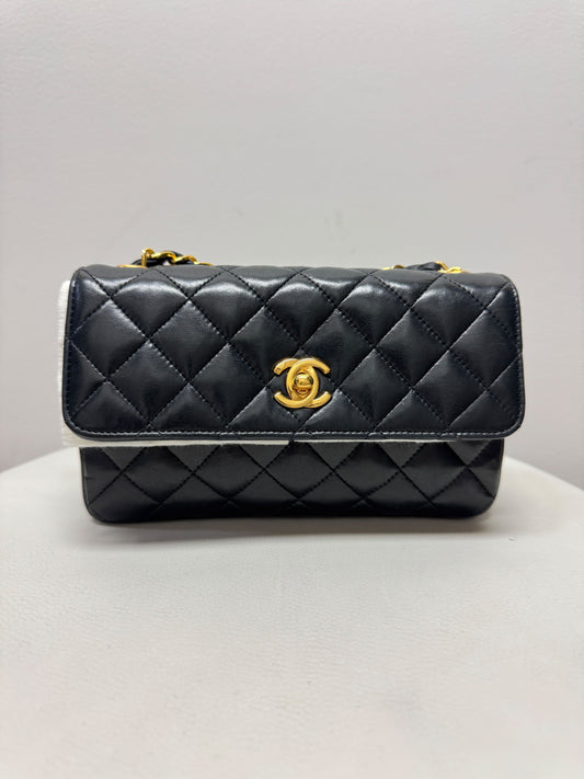 Chanel Rare Quilted Vintage Flap Bag