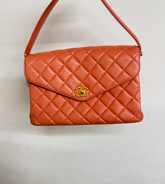 Chanel Envelope Single Flap - Lambskin Leather