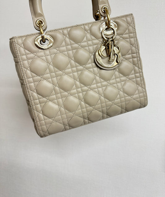 Dior Lady Dior Medium Cannage Leather