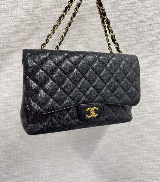Chanel Jumbo Single Flap - Caviar Leather