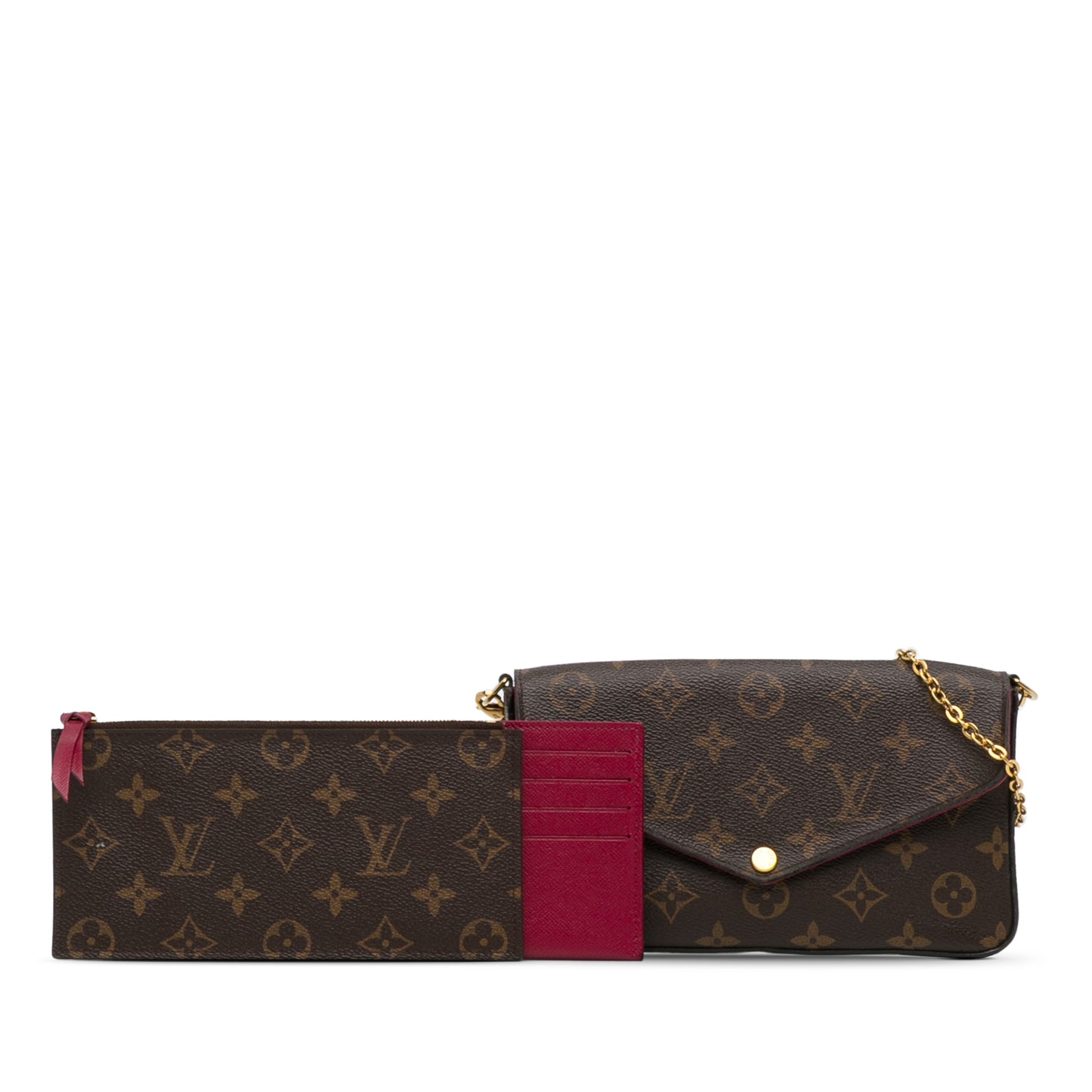 Monogram Pochette Felicie Brown -  Re-Luxury