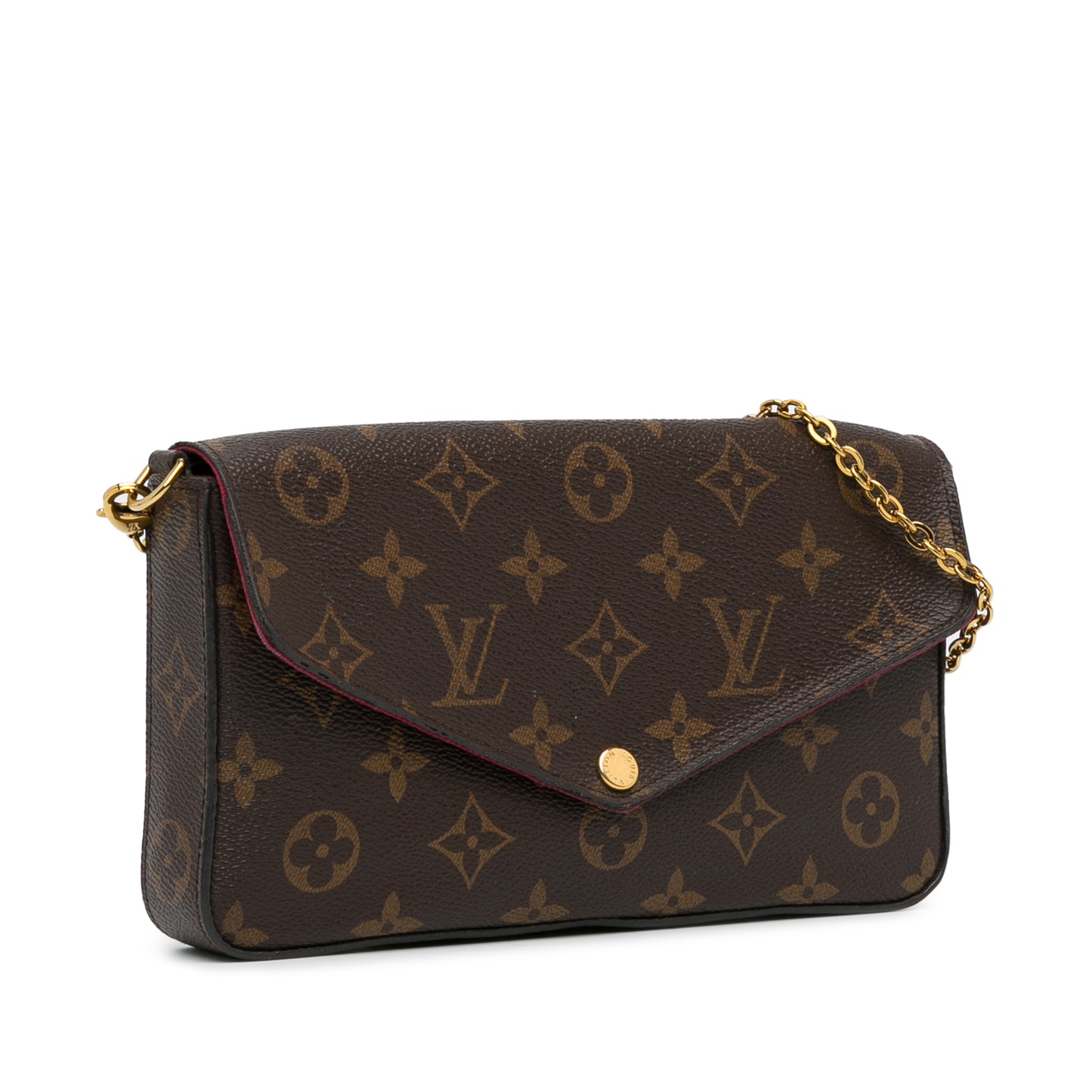 Monogram Pochette Felicie Brown -  Re-Luxury