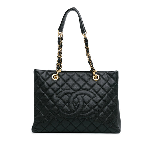 Caviar Grand Shopping Tote Black -  Re-Luxury