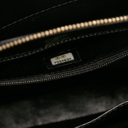 Lambskin Leather Handbag Black -  Re-Luxury