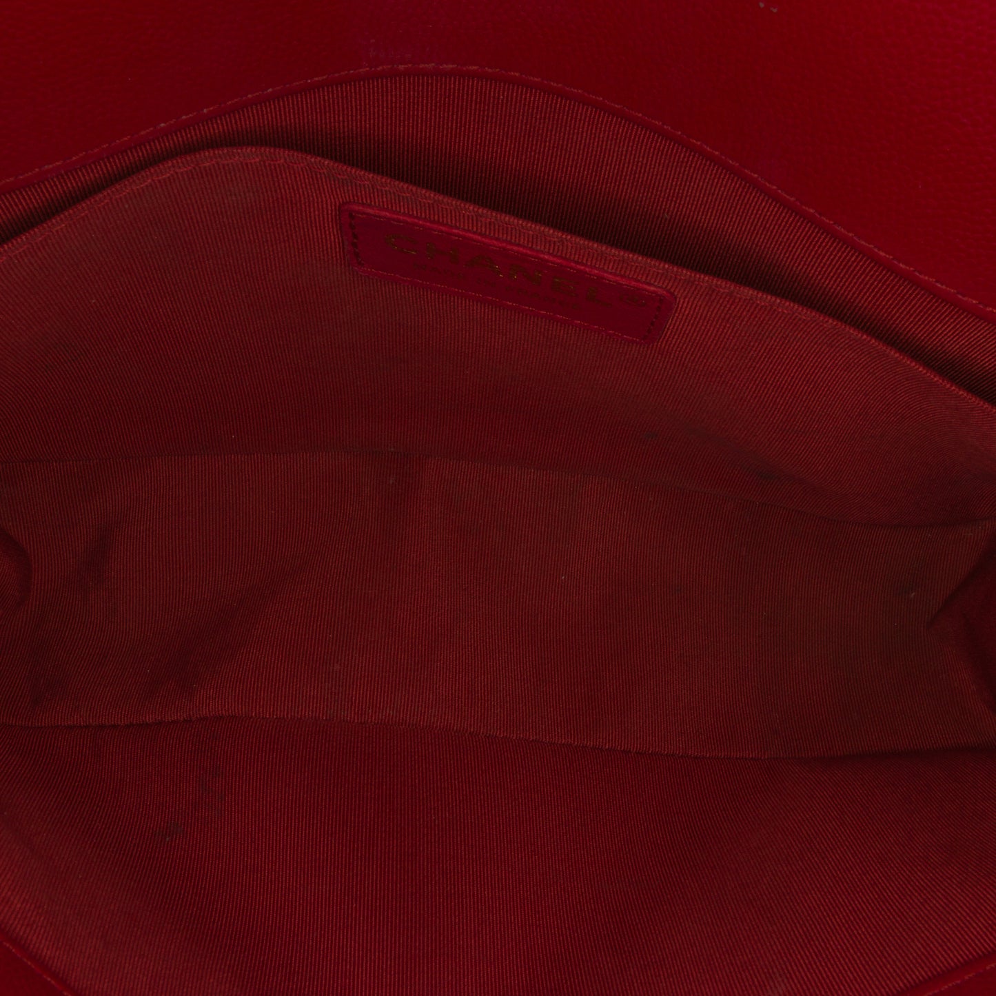 Medium Boy Bag Red -  Re-Luxury