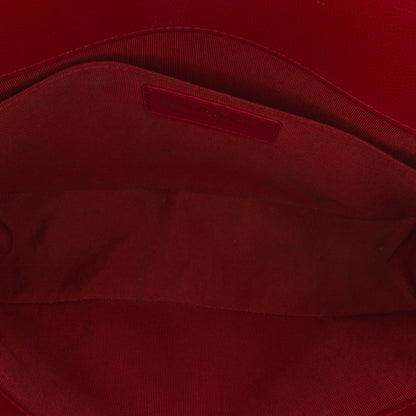 Medium Boy Bag Red -  Re-Luxury