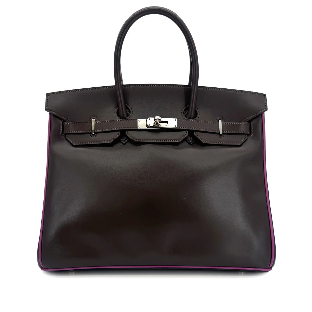 Hermès Birkin 35 - Chocolate Cyclamen
