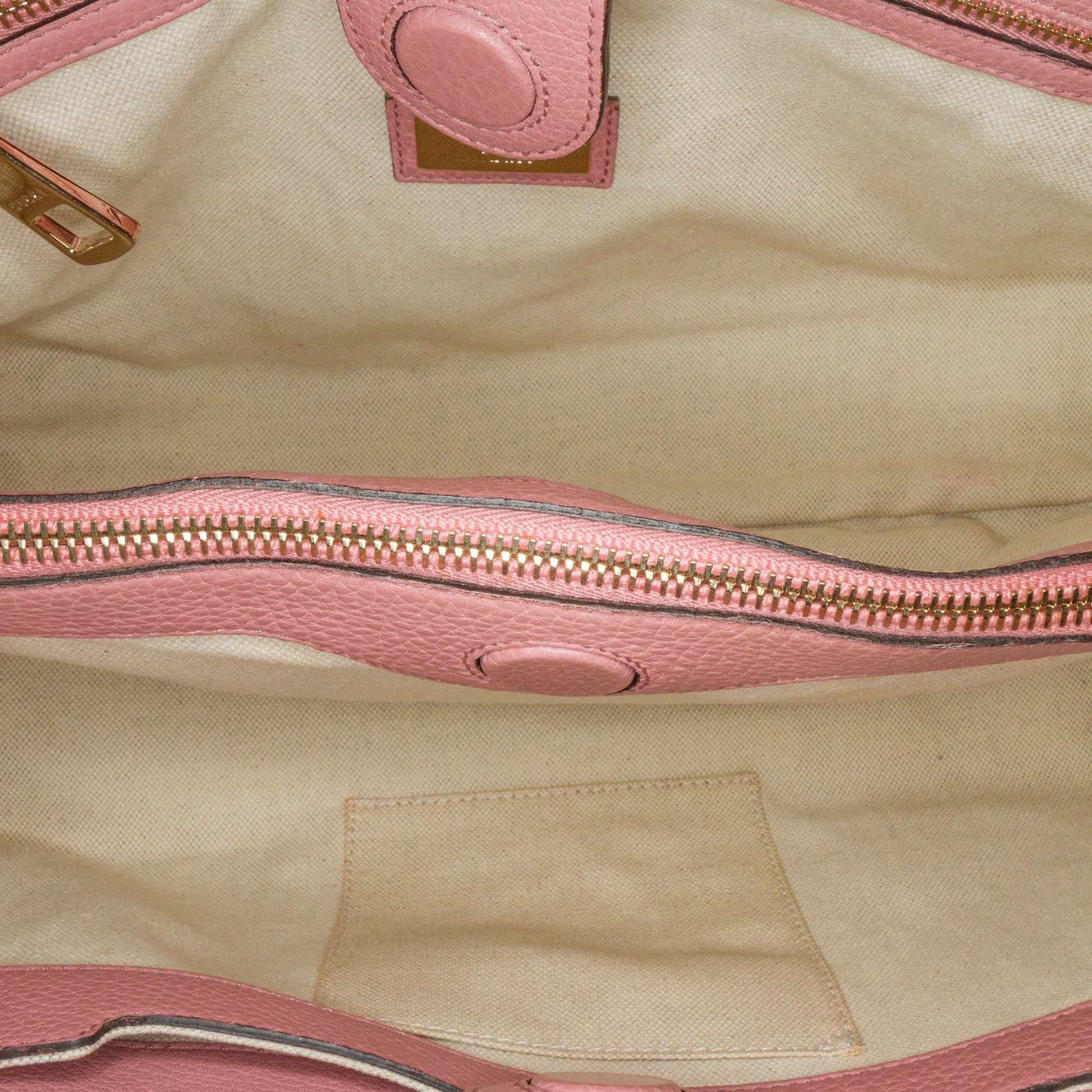 Medium Bicolor Bamboo Shopper Pink -  Re-Luxury