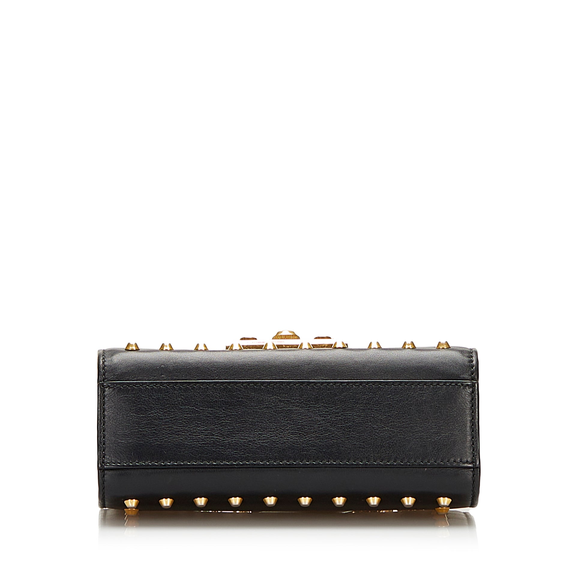 Pearl Studded Padlock Black -  Re-Luxury