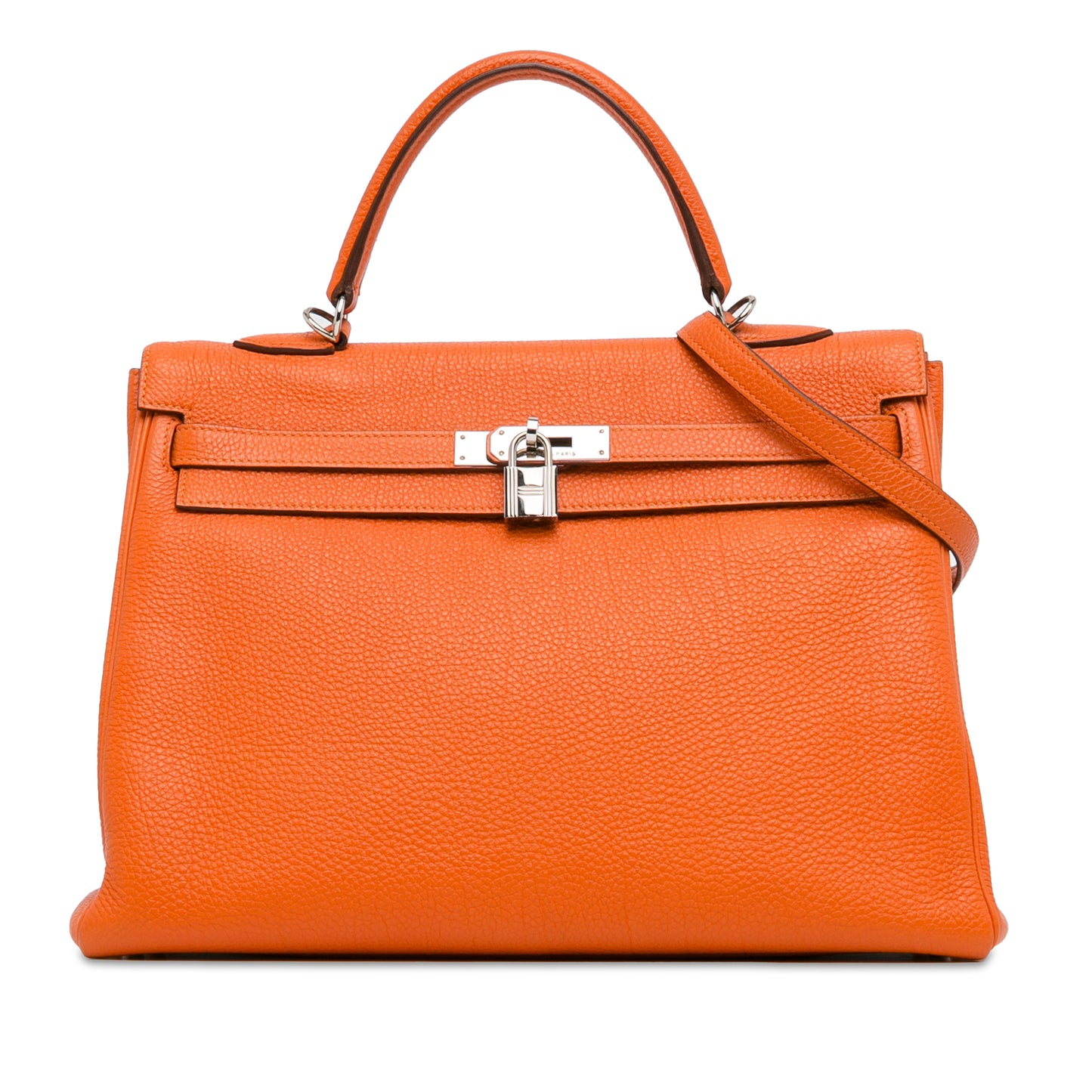 Togo Kelly Retourne 32 Orange -  Re-Luxury