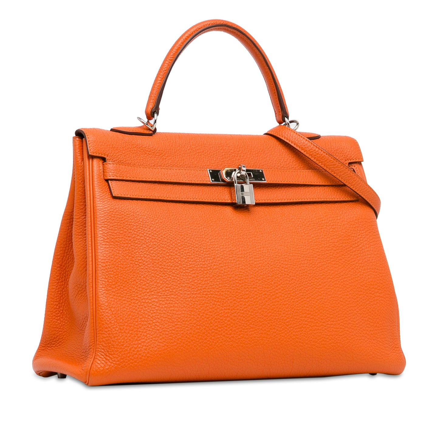 Togo Kelly Retourne 32 Orange -  Re-Luxury