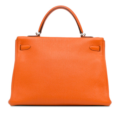 Togo Kelly Retourne 32 Orange -  Re-Luxury