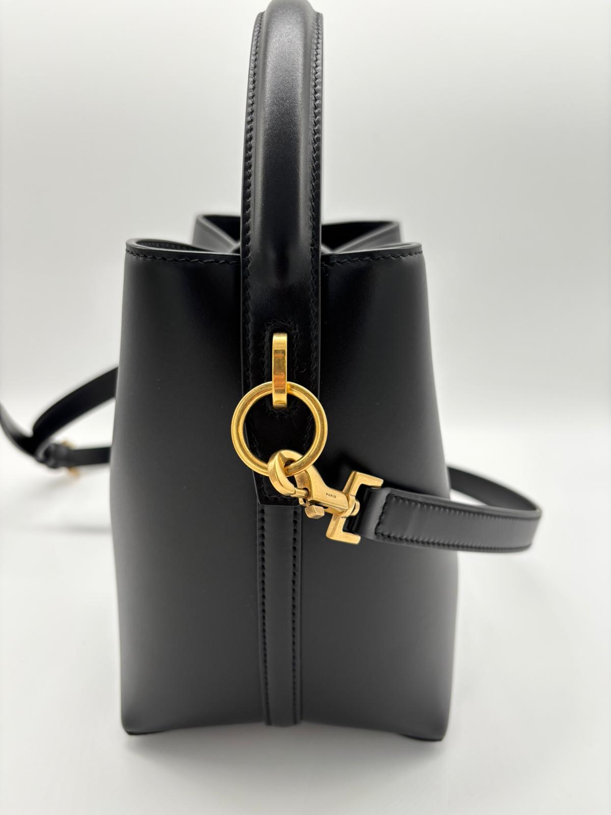 Saint Laurent E 37 Small Leather Bag