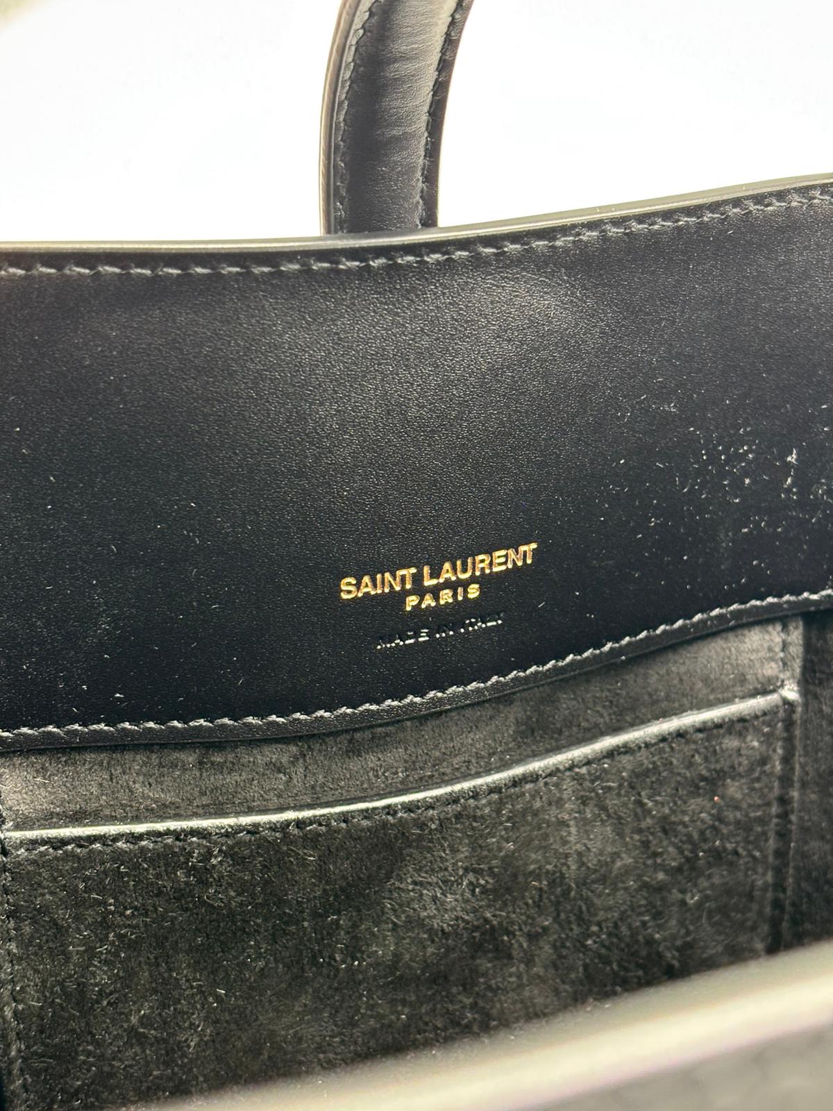 Saint Laurent E 37 Small Leather Bag