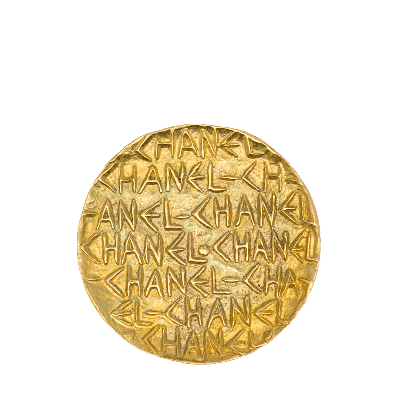 CC Brooch Gold -  Re-Luxury