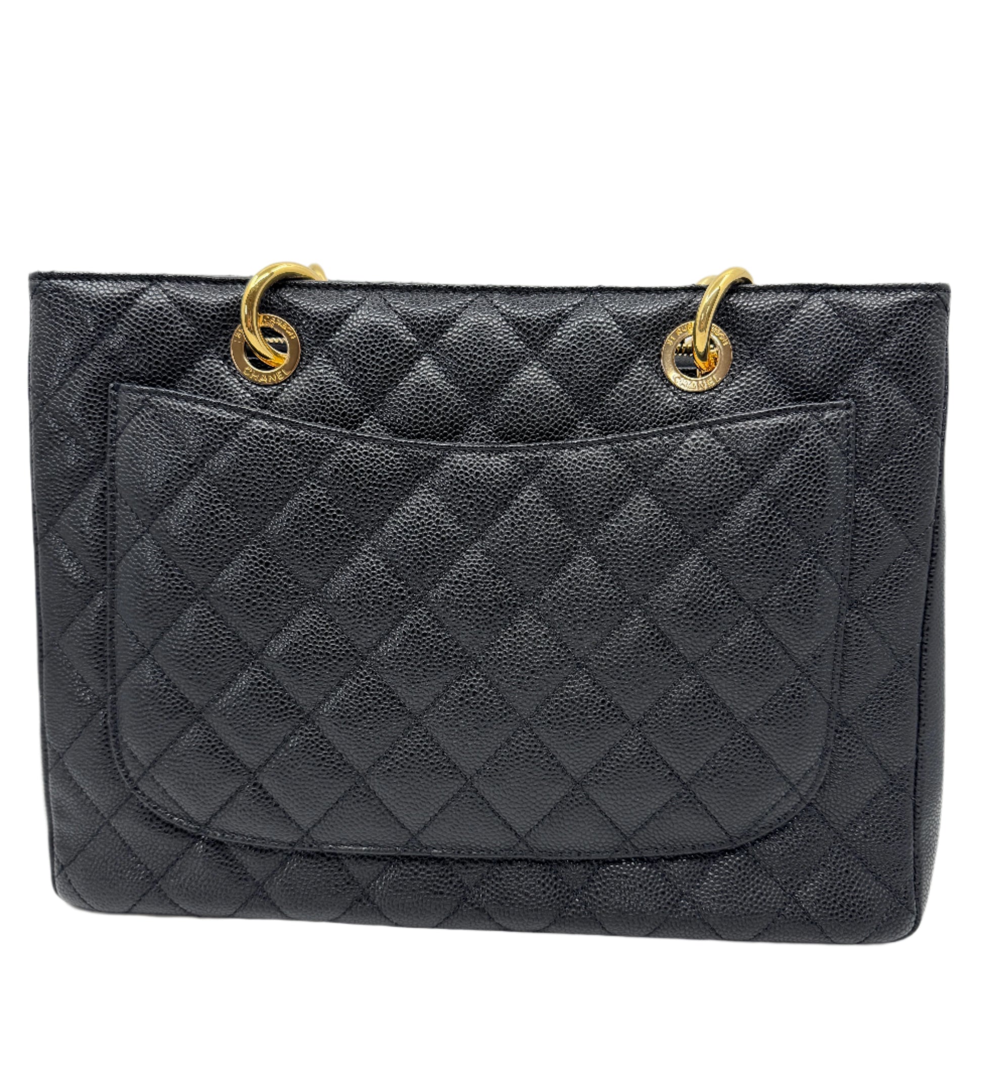 back-part-of-chanel-black-caviar-grand-shopping-tote-in-leather-with-small-external-pocket