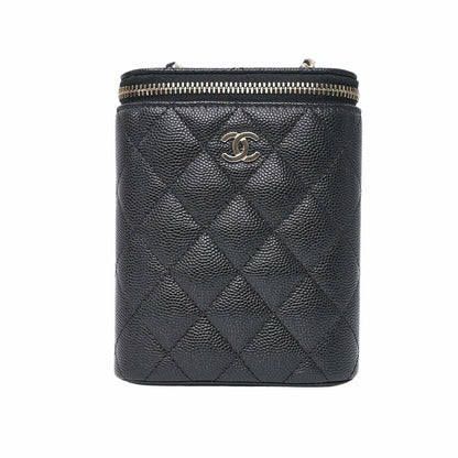 Chanel Vertical Vanity Case Caviar Leather
