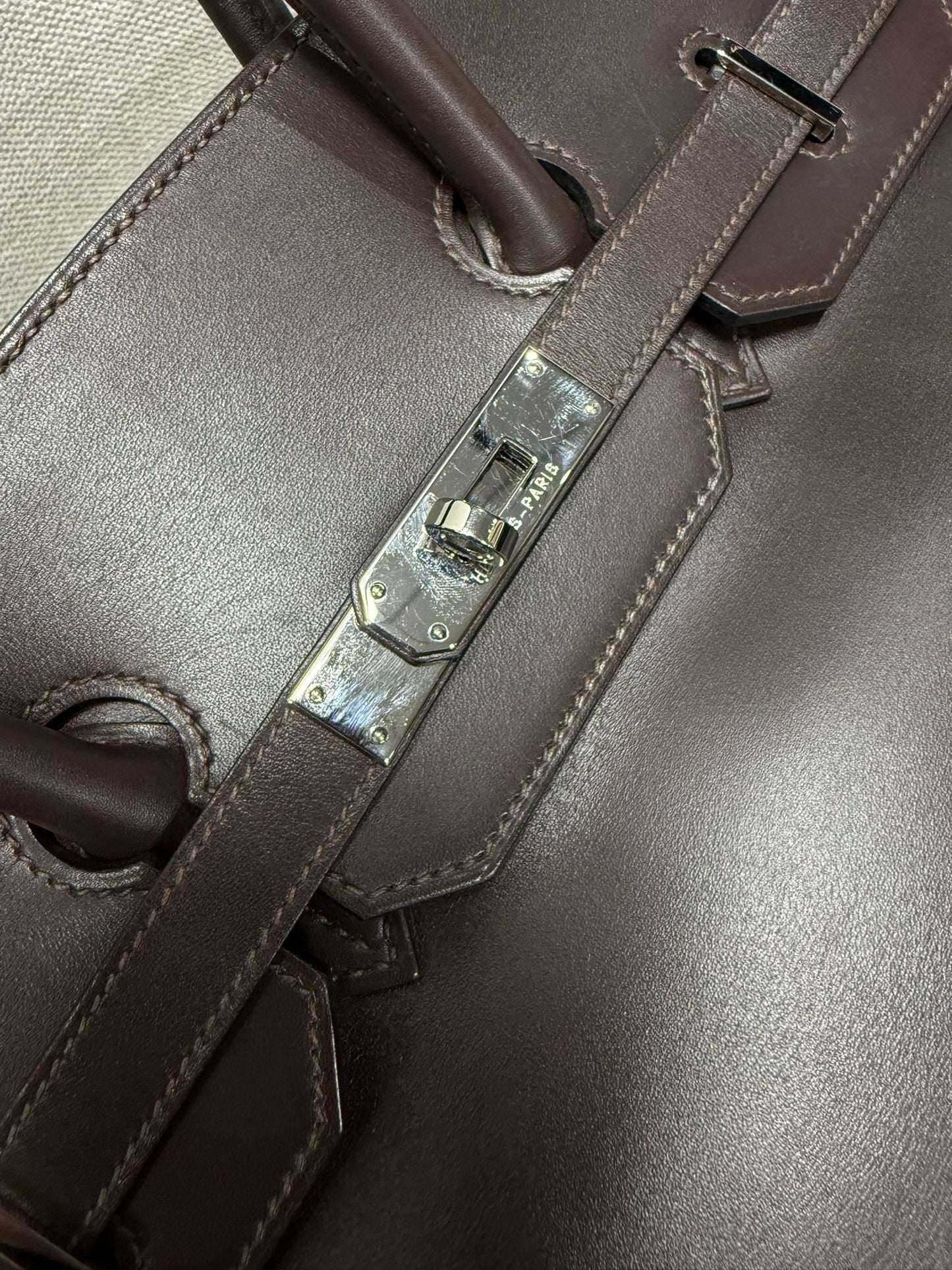 Hermès Birkin 35 - Chocolate Cyclamen