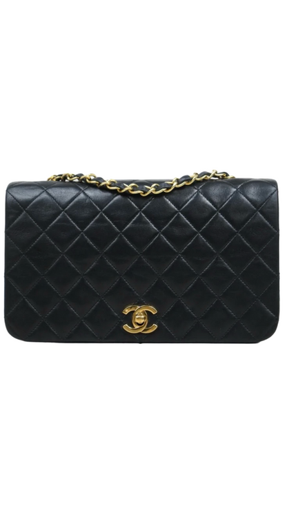 Chanel CC Quilted Full Flap - Lambskin Leather