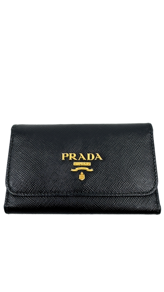 Prada Saffiano Leather Key Case